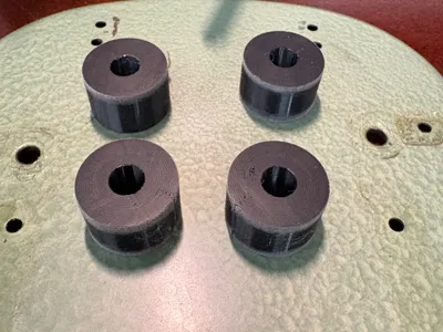 Johnson card shuffler rollers