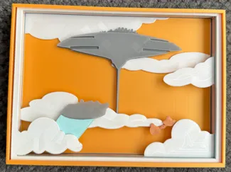 Bespin Cloud City Star Wars Layered Art Diorama