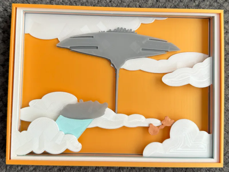 Bespin Cloud City Star Wars Layered Art Diorama