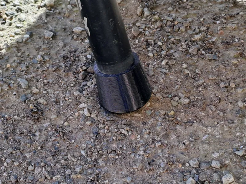 25mm e-bike stand TPU foot - Riese & Müller load