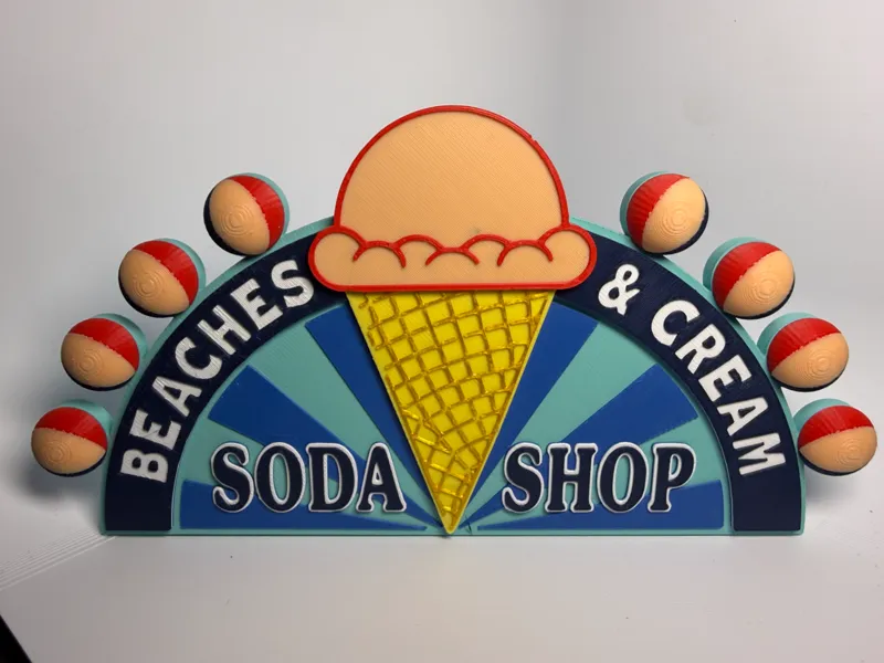 Disney's Beaches & Cream Soda Shop Sign