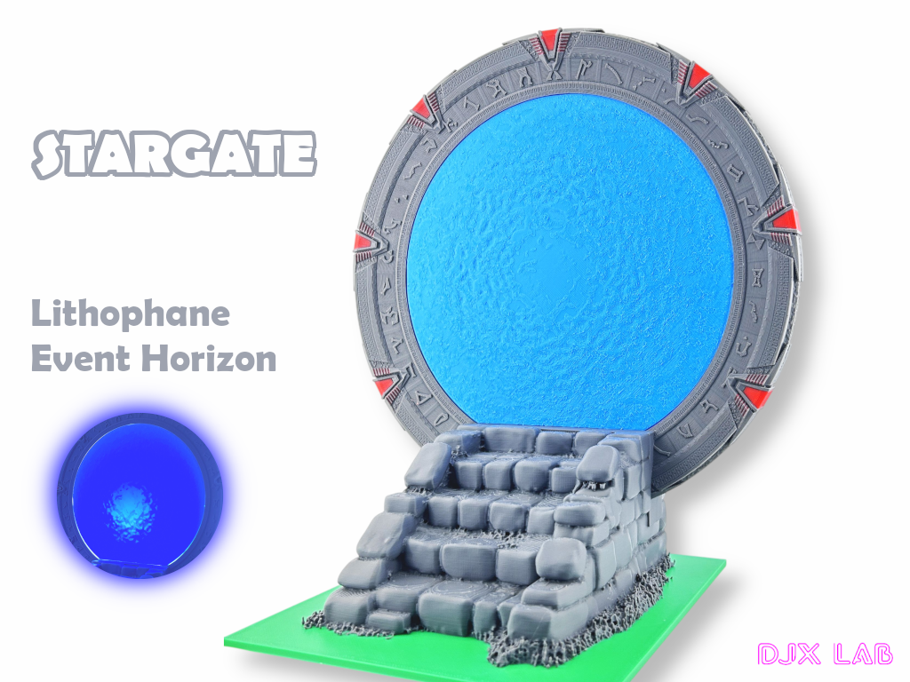 Stargate - Easy Print - Lithophane Event Horizon