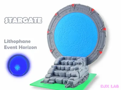 Stargate - Easy Print - Lithophane Event Horizon