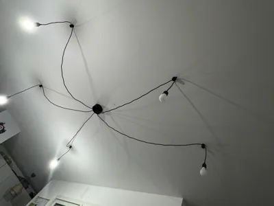 IKEA or other suspended cable ceiling attachment