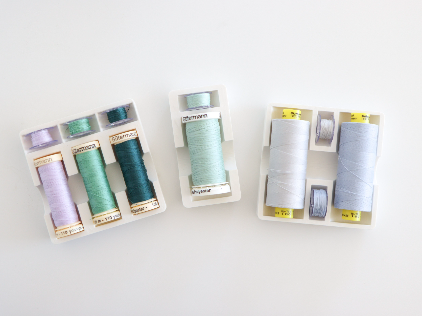 Gridfinity sewing thread organizer bin - 3 sizes