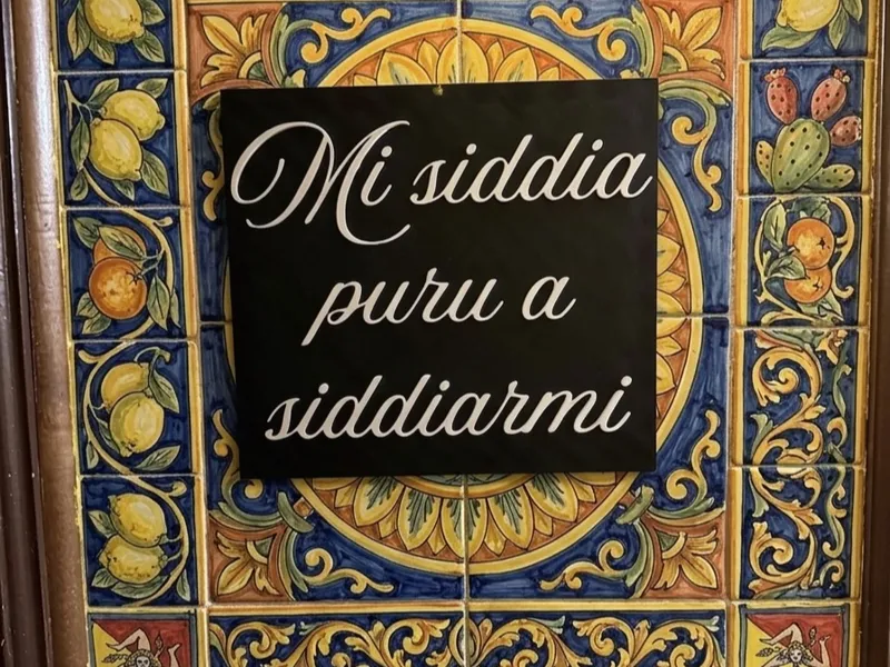 Quadro "Mi siddia puru a siddiarmi"