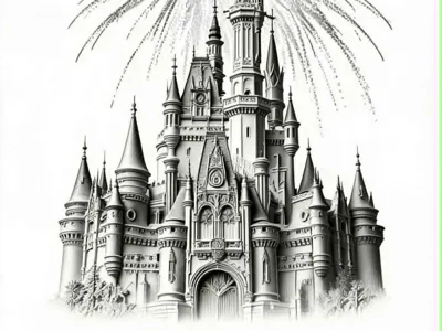 Chateau style disney hueforge 