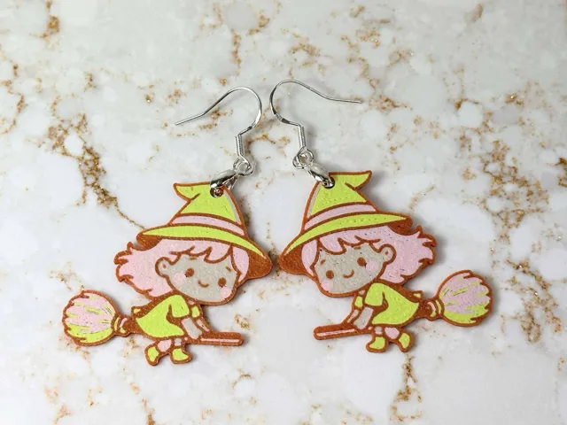 Cute Little Witch Earrings
