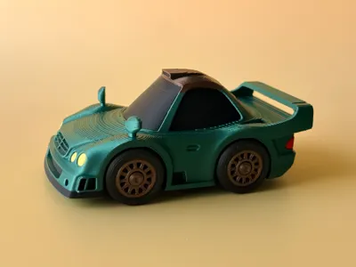 Mini Toy Car: Mercedes-Benz CLK GTR