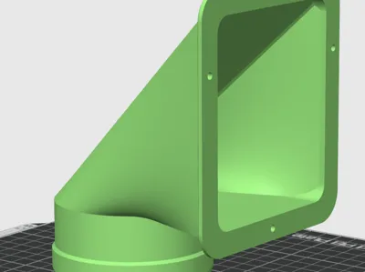 P1S adapter for 80mm Diameter Flexible  Ducting 