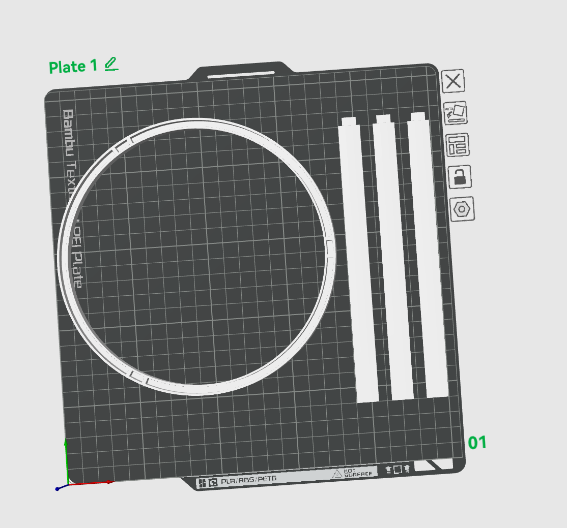Miniatura 2 do modelo 3D 极简垃圾桶/垃圾袋支架，可参数化定制