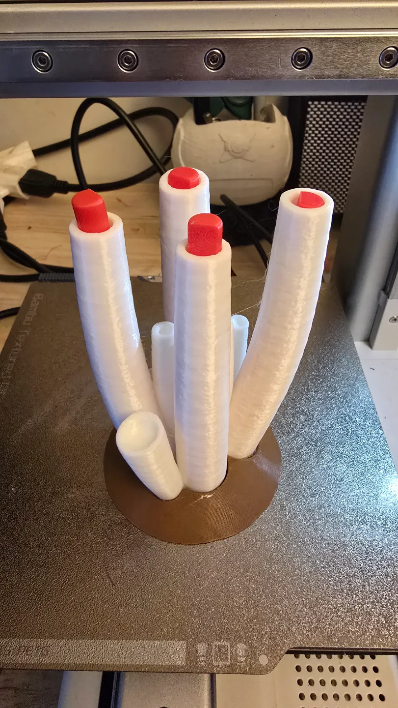 Worm Insert Flexi Coral Worms by Jeon - MakerWorld