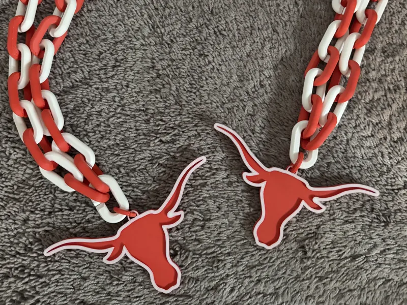Texas Longhorns Oversized Necklace
