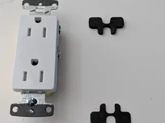 Wall spacer for electrical outlet