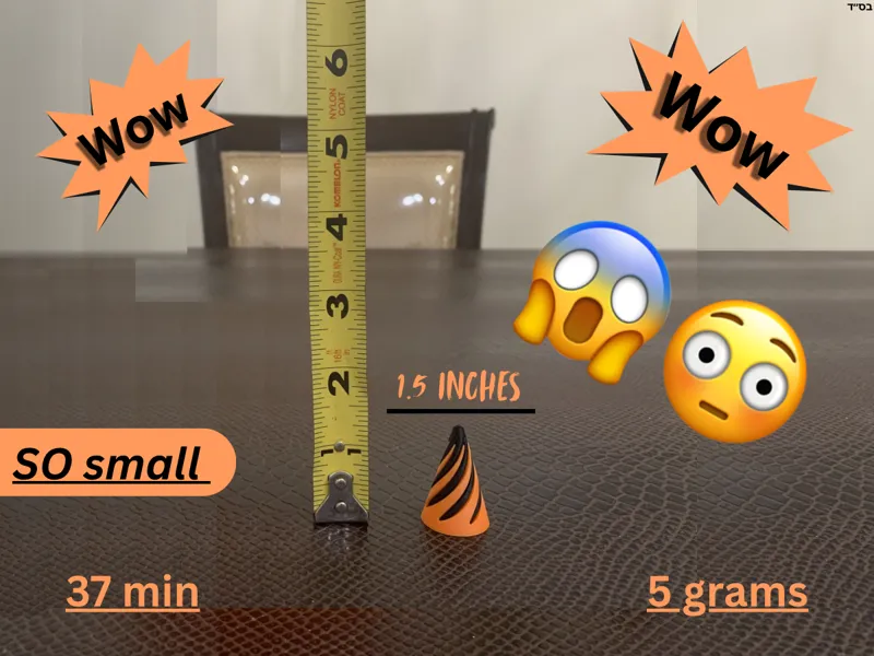 small spiral fidget cone