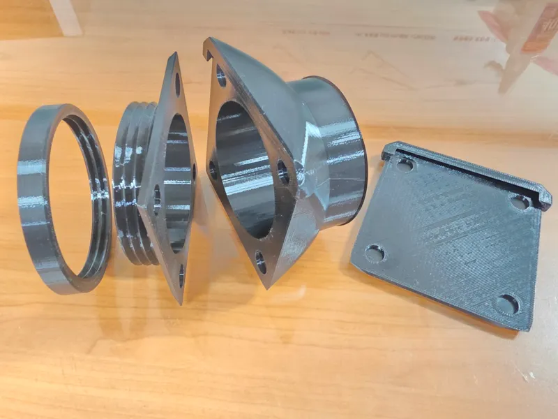 Easy connect 3inch 80mm duct coupler