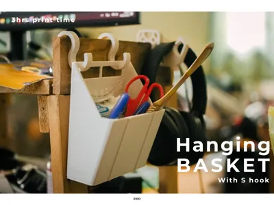 Hanging Bin/Basket with S hook