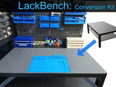 LackBench: Ikea Lack Coffee Table Conversion Kit