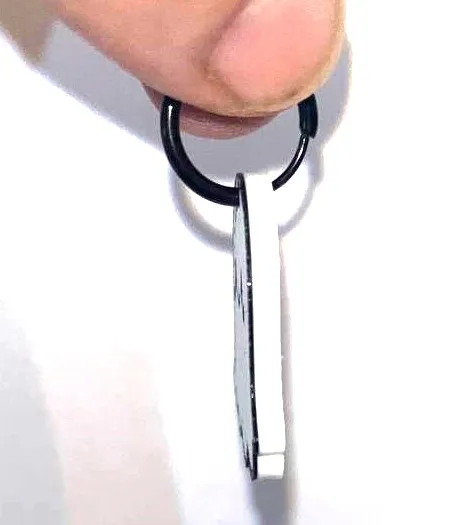 Ghost earring view 4
