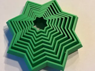 Hypnotic Star Illusion Fidget – Print & Play