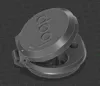 PLA / 6 x 6mm magnet / WITH LOOP LOGO