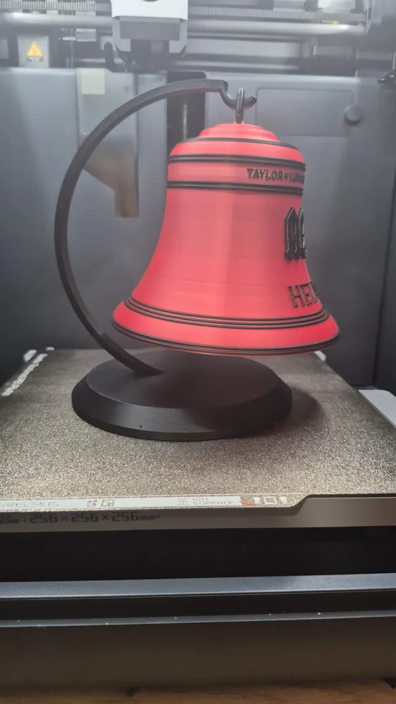 AC/DC Hell's Bell With Stand - Free 3D Print Model - MakerWorld