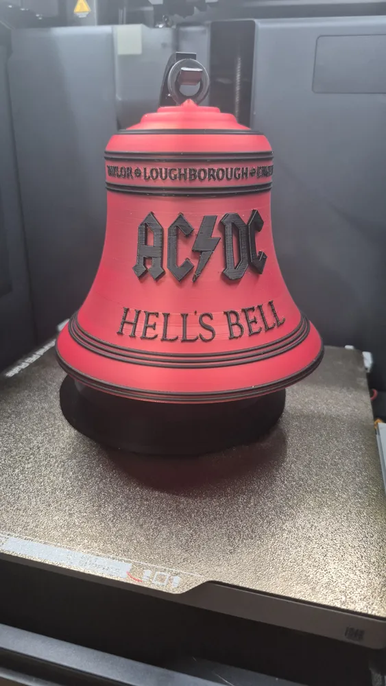 AC/DC Hell's Bell With Stand by Creative Conflicts UK MakerWorld ...
