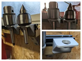 Lathe Tool Holder Morse Taper 2 for 2020 extrusion