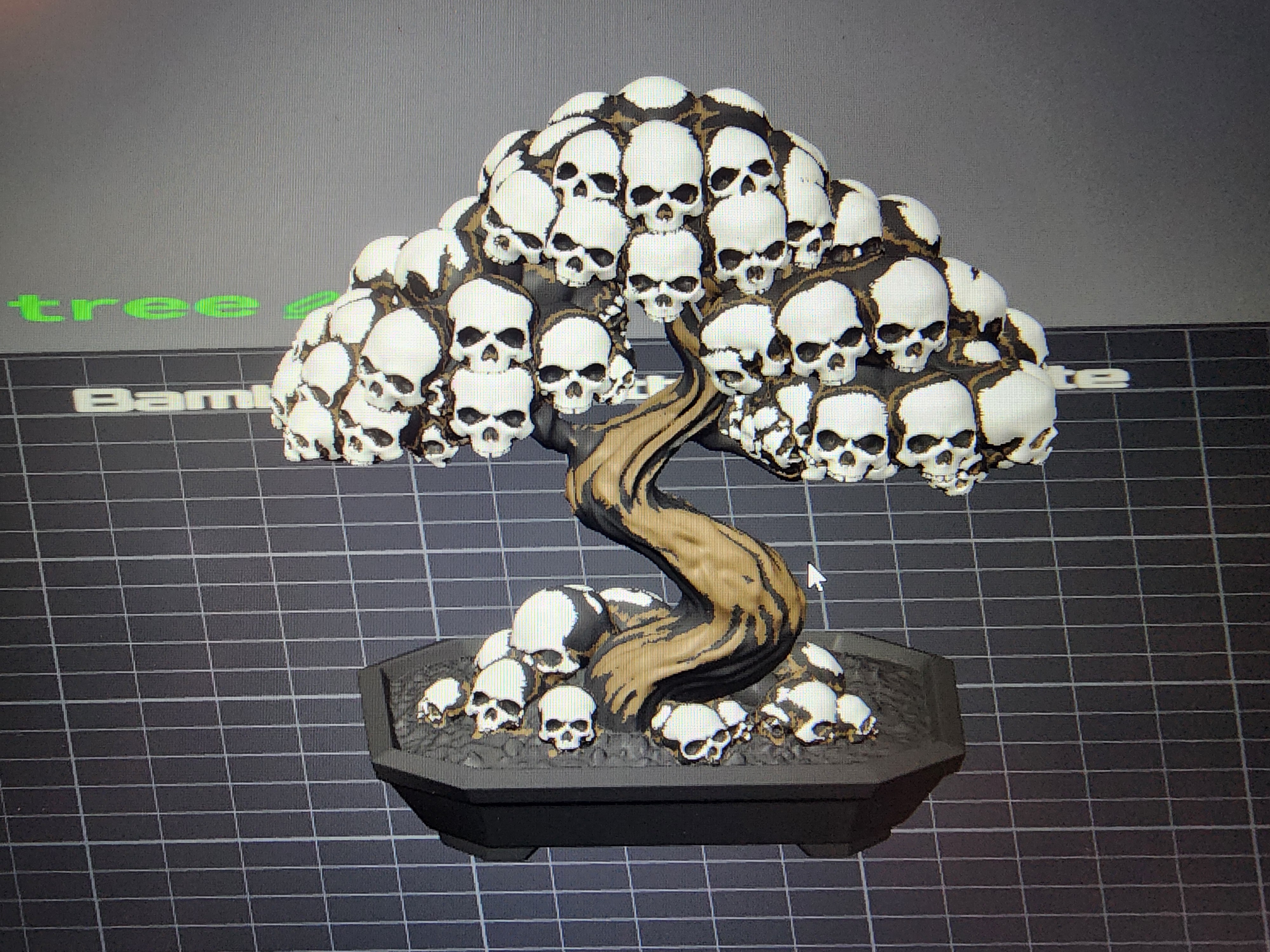 Miniatura 2 do modelo 3D Bonsai Skull Tree