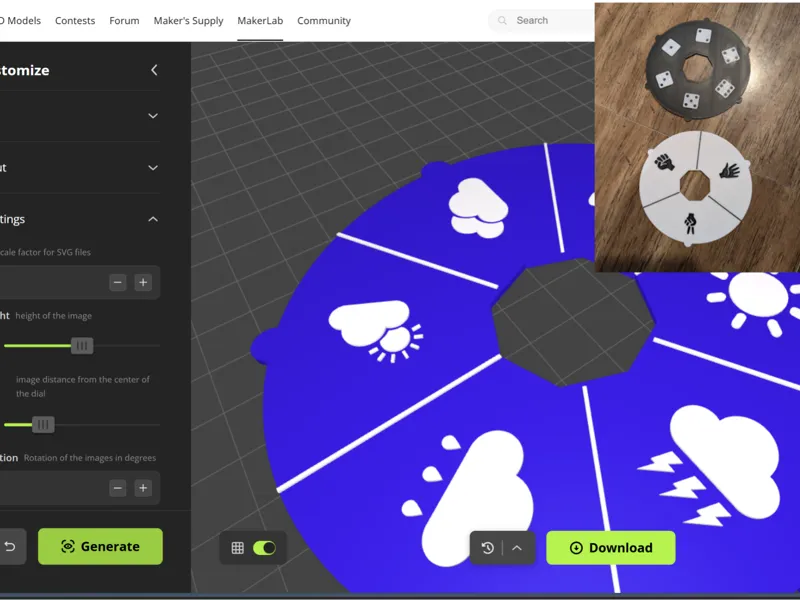 Custom Dial Maker - SVG - Game Changer Spinner