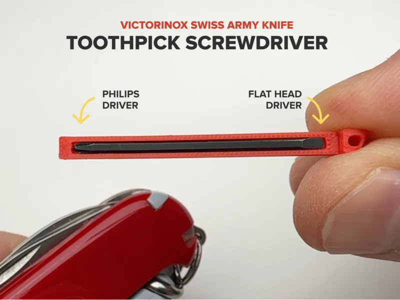 SAK Screwdriver Mod for Toothpick Slot