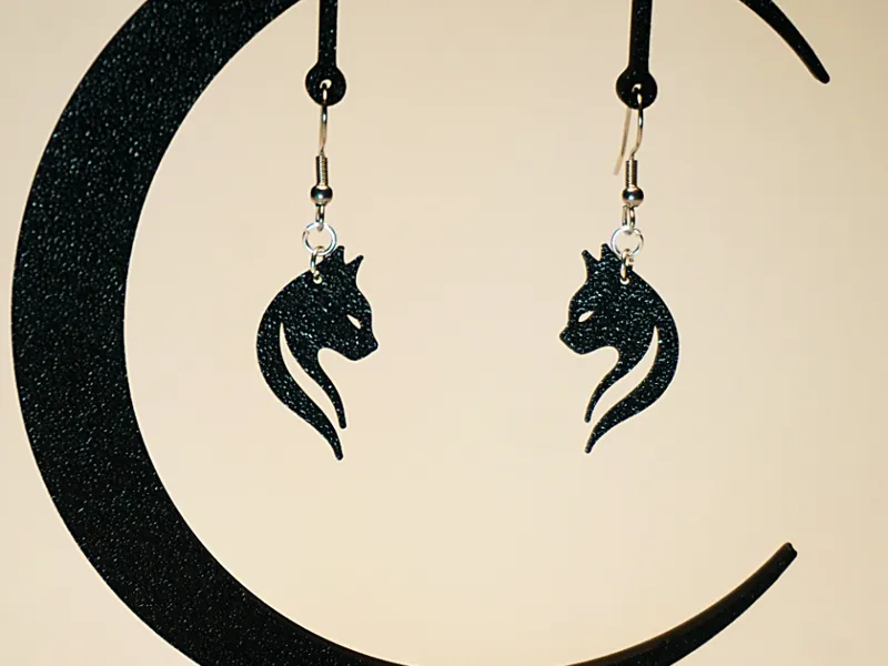 Cat Earrings v3