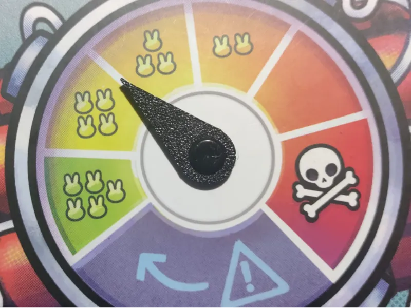 Flecha de ruleta Caza Bombas juego de mesa