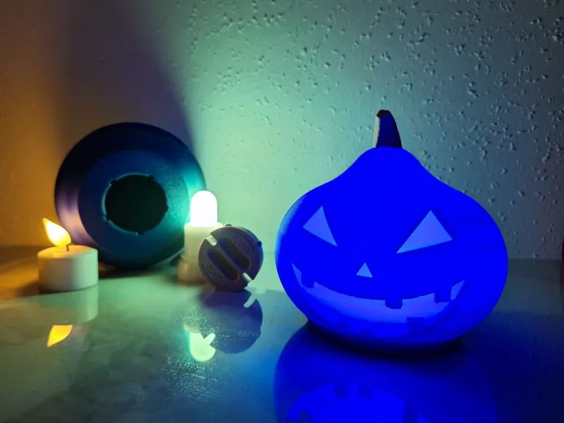 Halloween Kürbis Laterne Teelicht Hokkaido Classic