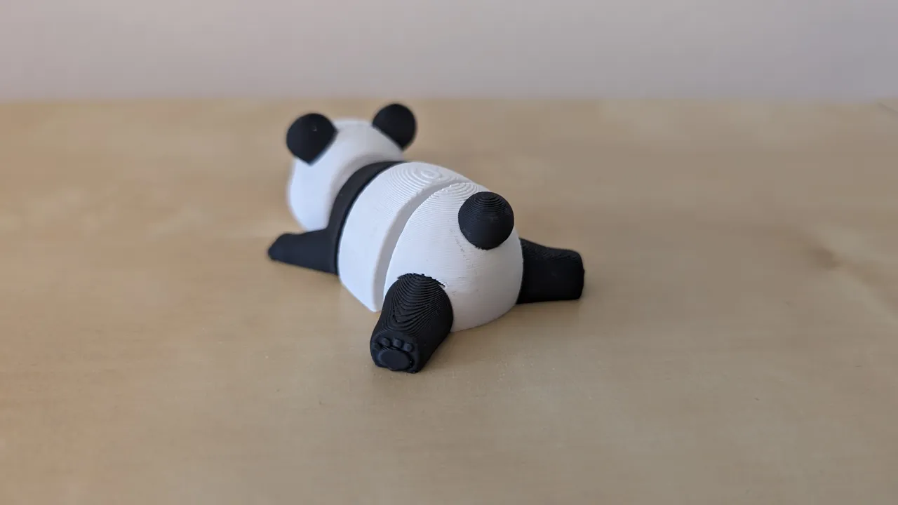 Panda - Articulated Figure Keychain view 3