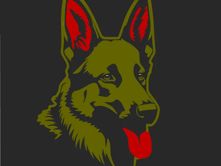 German Shepard Plaque