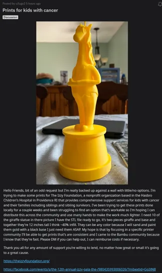 Izzy Foundation Giraffe