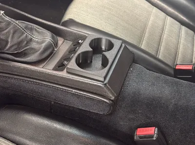 Porsche 944 cup holder for regular and redbull can