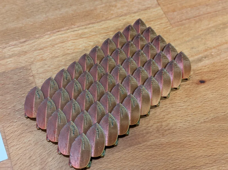 Dragon Scale Mail Connectable Fabric