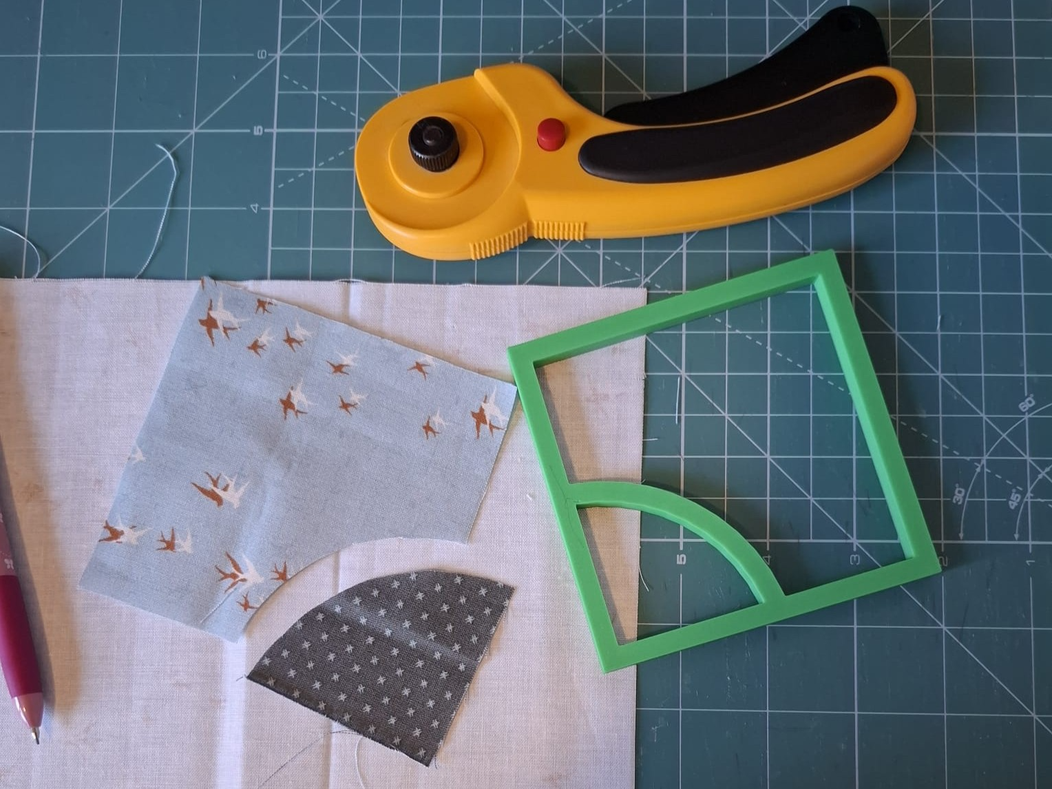 Quilt square + circle templates