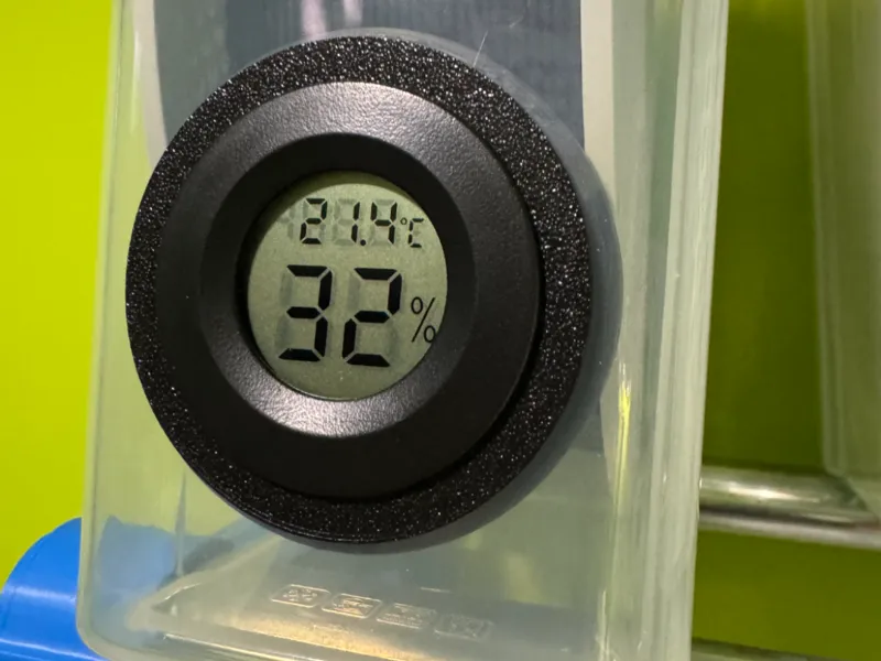 Filament Dry Box Hygrometer Mount