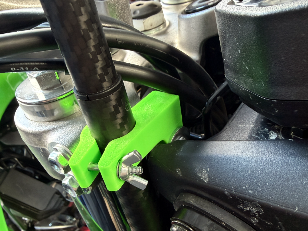 GoPro Max2 Carbon Pole Clamp for 2025 KLX230S