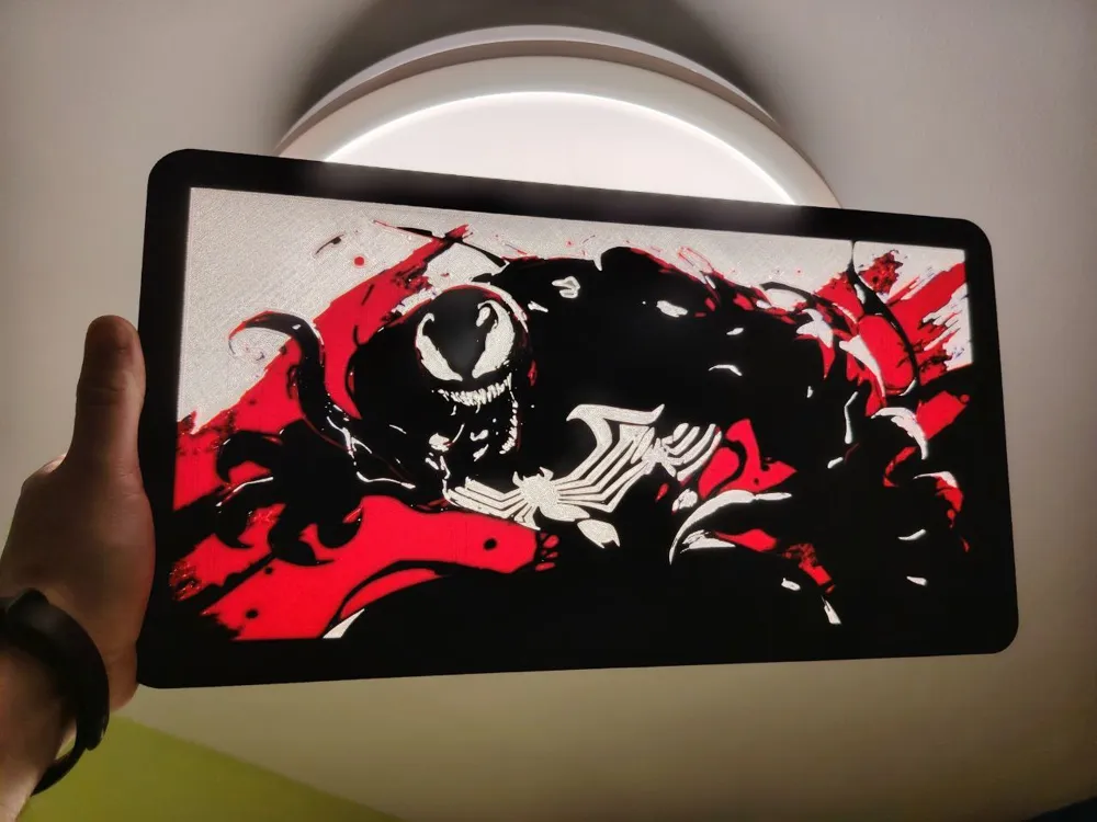 venom marvel light box by Dani3DGo MakerWorld: Download Free 3D Models