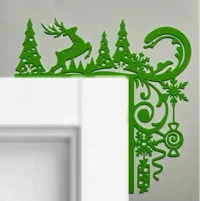 Déco murale d'angle de porte Noël — photo 2