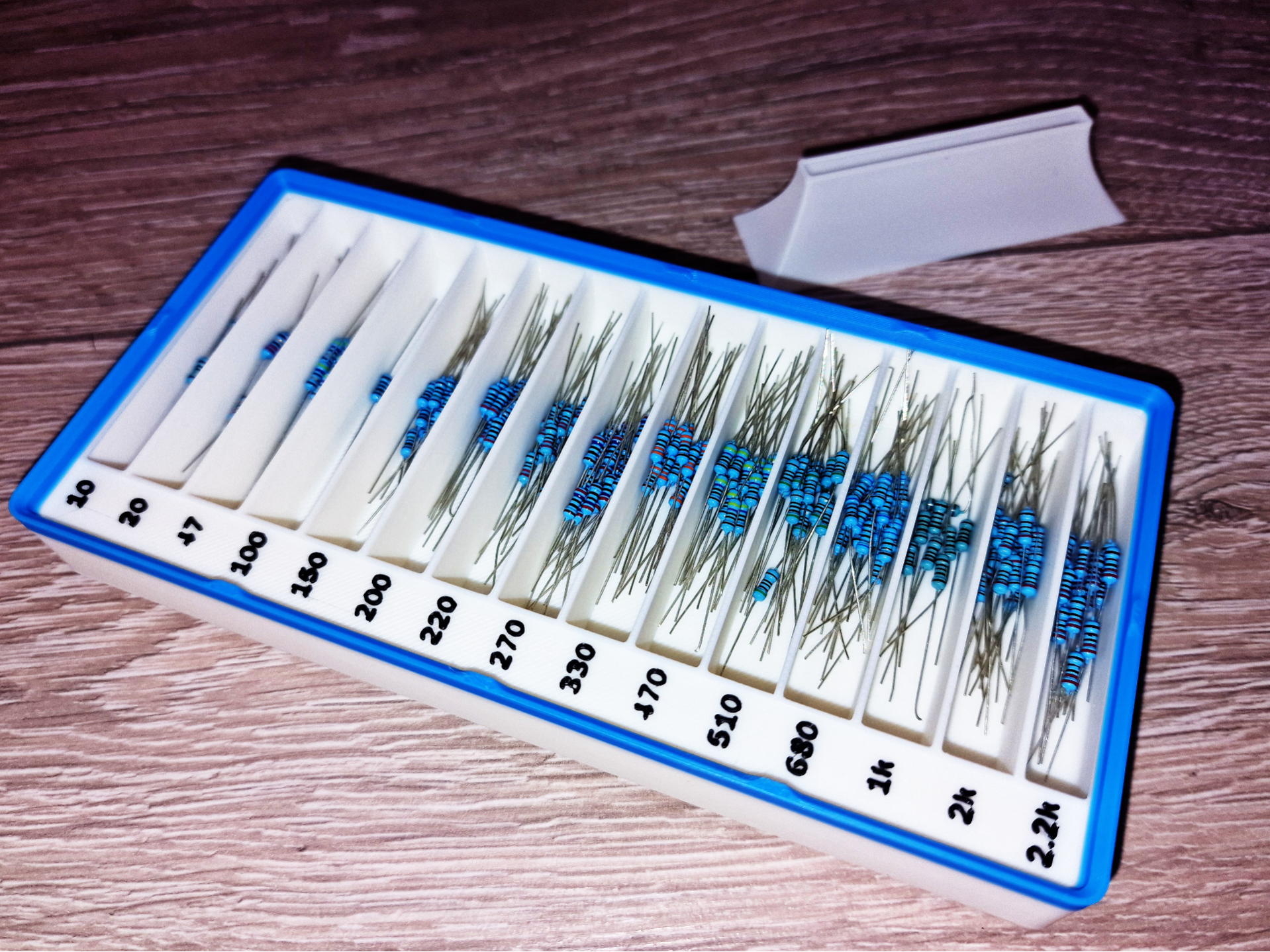 Resistor Bin Gridfinity 4x2 3U