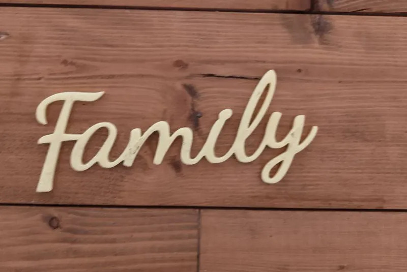 Family wall decoration