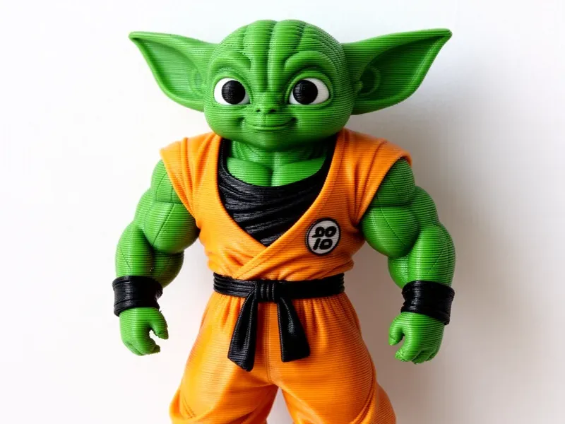 Grogu Goku - Baby Yoda Dragon Ball Crossover