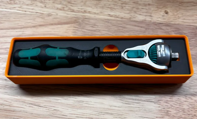 Wera 8000A Zyklop Speed 1/4" Rachet - Gridfinity