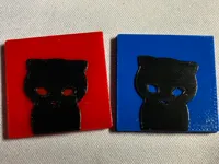 Red background