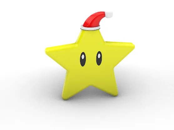 Estrella Super Mario Bros Navidad (Por partes)